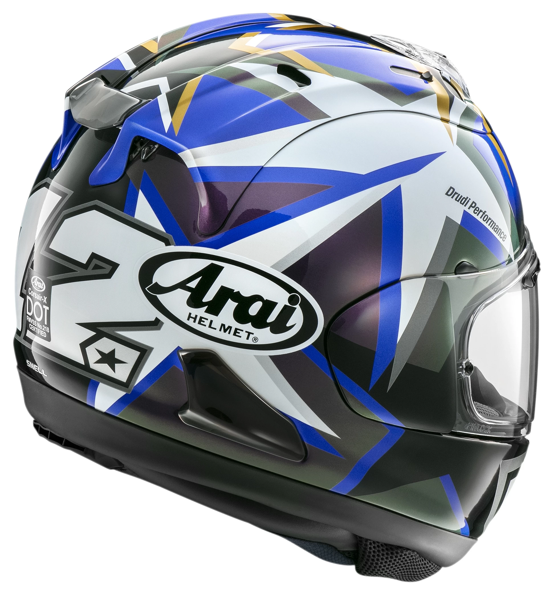 Arai Corsair X Vinales 5 Helmet 2 Arai Corsair X Vinales 5 Helmet - Image 2
