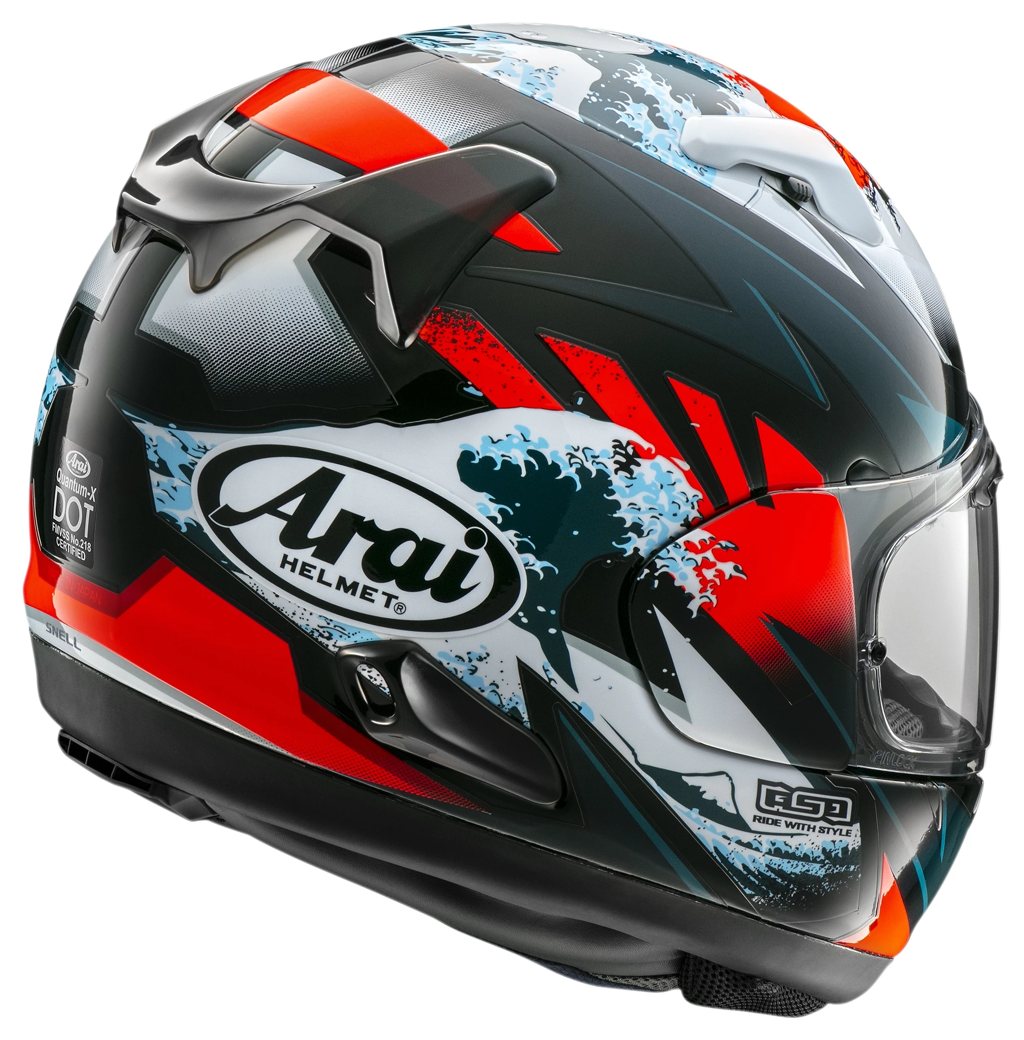 Arai Quantum-X Wave Helmet 2 Arai Quantum-X Wave Helmet - Image 2