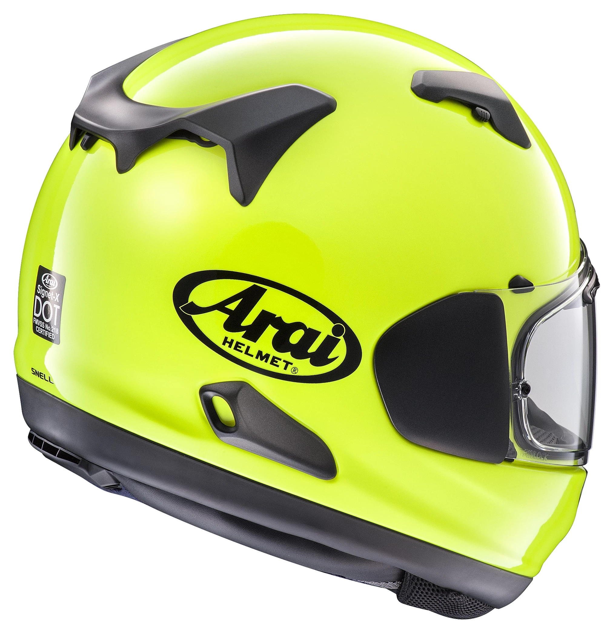 Arai Signet-X Hi-Viz Helmet 2 Arai Signet-X Hi-Viz Helmet - Image 2