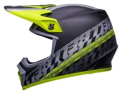 Bell Helmets Bell MX-9 Mips Offset Helmet -Cycling Helmet Shop bell mx9 mips offset helmet black hi viz yellow grey 7