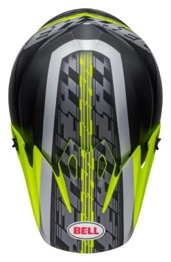 Bell Helmets Bell MX-9 Mips Offset Helmet -Cycling Helmet Shop bell mx9 mips offset helmet black hi viz yellow grey 8