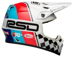 Bell Helmets Bell MX-9 Mips RSD The Rally Helmet -Cycling Helmet Shop bell mx9 mipsrsd the rally helmet white red blue 3