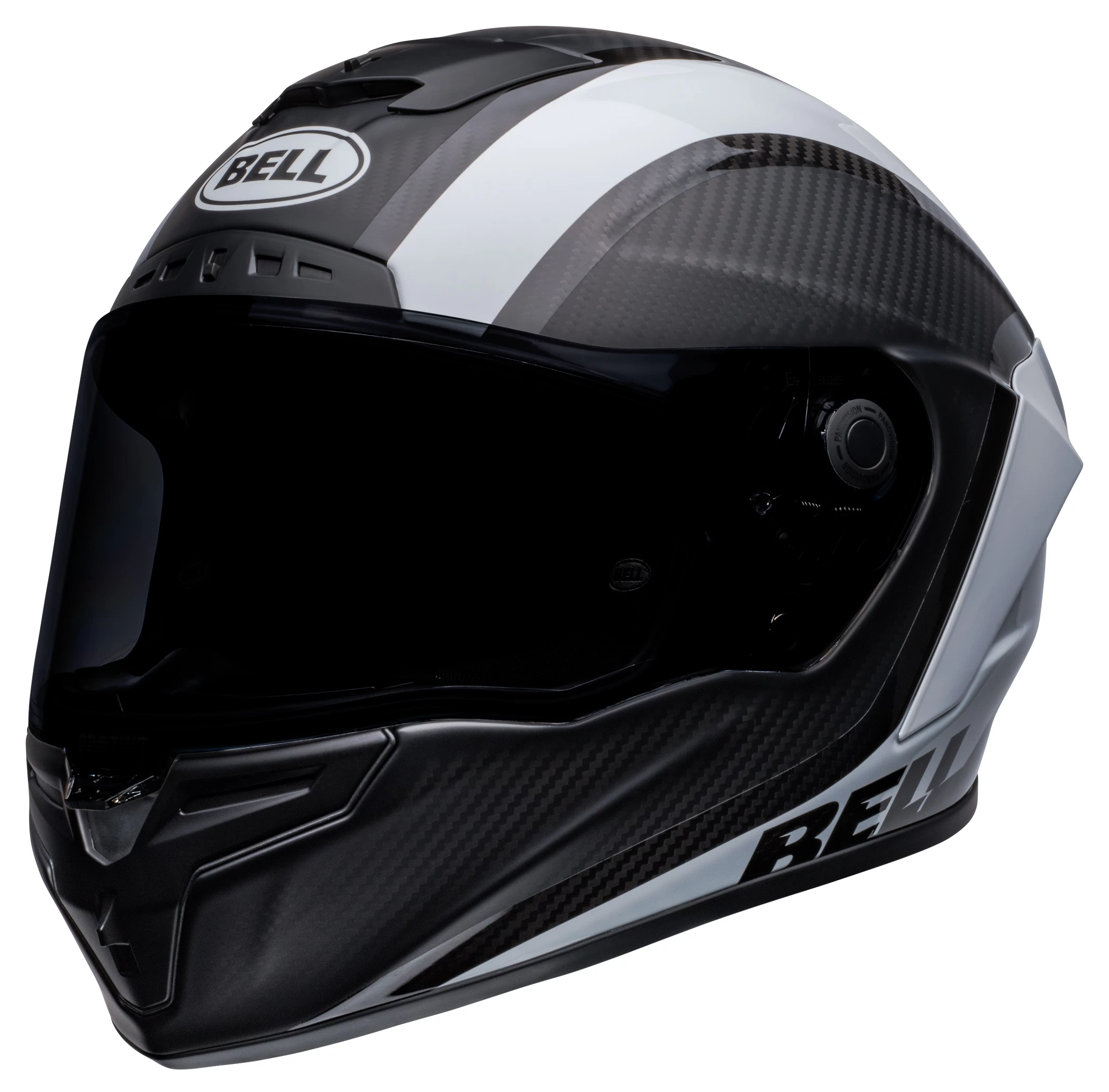 Bell Helmets Bell Race Star Flex DLX Tantrum Helmet Matte Black/Gloss Black/White / LG [Open Box]
