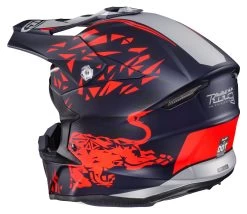 HJC I50 Red Bull Spielberg Helmet -Cycling Helmet Shop hj ci50 red bull spielberg helmet navy red silver 3