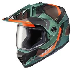 HJC DS-X1 Synergy Helmet -Cycling Helmet Shop hjcdsx1 synergy helmet green orange brown