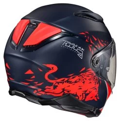 Cycling Helmet Shop -Cycling Helmet Shop hjcf70 red bull spielberg helmet navy red 1