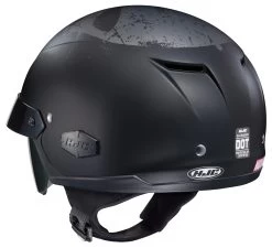 HJC IS-Cruiser Punisher Helmet 5 HJC IS-Cruiser Punisher Helmet -Cycling Helmet Shop hjcis cruiser punisher helmet black grey 2