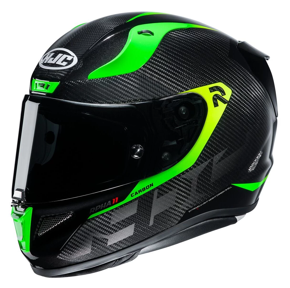HJC RPHA 11 Pro Carbon Bleer Helmet 4 HJC RPHA 11 Pro Carbon Bleer Helmet - Image 4