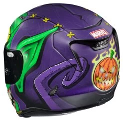 HJC RPHA 11 Pro Green Goblin Helmet -Cycling Helmet Shop hjcrpha11 pro green goblin helmet green purple 3