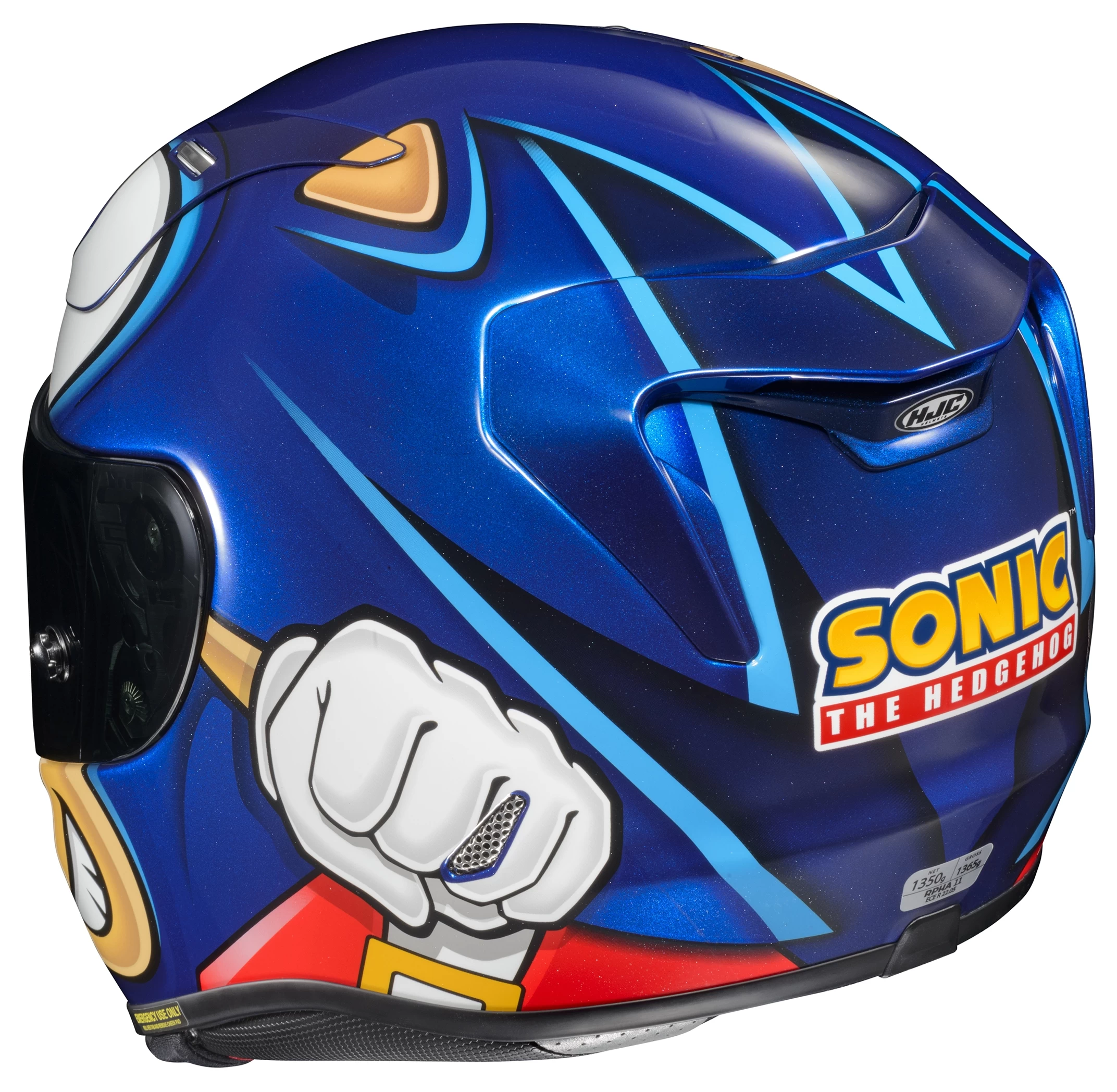 HJC RPHA 11 Pro Sonic Sega Helmet 4 HJC RPHA 11 Pro Sonic Sega Helmet - Image 4