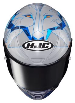 HJC RPHA 1N Espargaro Helmet -Cycling Helmet Shop hjcrpha1 n espargaro helmet silver blue orange 4