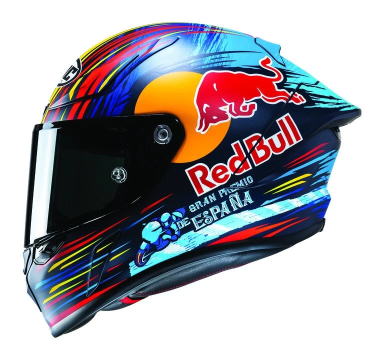HJC RPHA 1N Jerez Red Bull Helmet 2 HJC RPHA 1N Jerez Red Bull Helmet - Image 2
