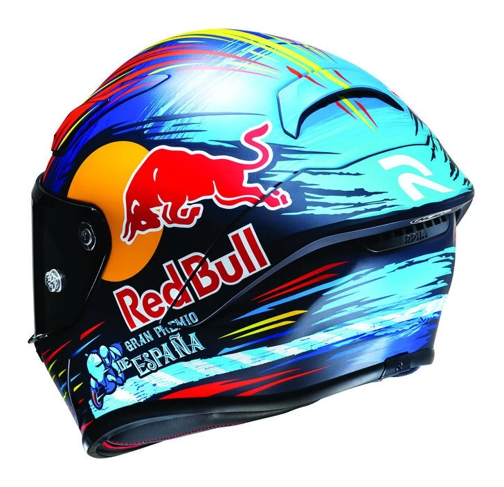 HJC RPHA 1N Jerez Red Bull Helmet 5 HJC RPHA 1N Jerez Red Bull Helmet - Image 5