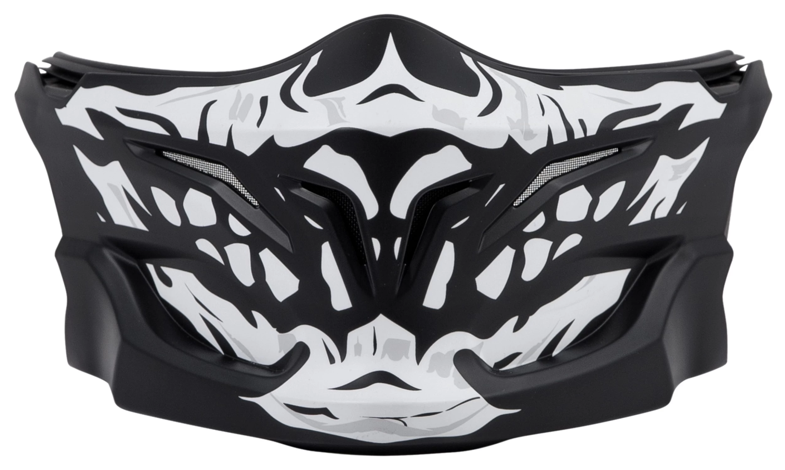 Scorpion EXO Covert Skull Face Mask Black/White [Open Box] - Image 2