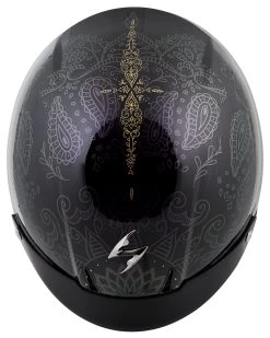 Scorpion EXO-C110 Azalea Helmet -Cycling Helmet Shop scorpion exoc110 azalea helmet black gold