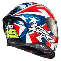 Scorpion EXO-R1 Air Bautista Laguna Seca Helmet 7 Scorpion EXO-R1 Air Bautista Laguna Seca Helmet -Cycling Helmet Shop scorpion exor1 air bautista laguna seca helmet 3