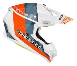 Scorpion EXO VX-16 Prism Off-Road Helmet -Cycling Helmet Shop scorpion exovx16 prism off road helmet orange 1