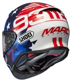 Shoei RF-1400 Marquez American Spirit Helmet -Cycling Helmet Shop shoei rf1400 marquez american spirit helmet red white blue 2