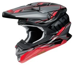 Shoei VFX-EVO Allegiant Helmet -Cycling Helmet Shop shoei vfxevo allegiant helmet black grey red